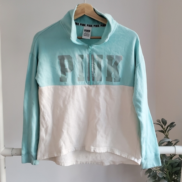 PINK Victoria's Secret Sweaters - Victoria's Secret PINK sweater top color block sz XS